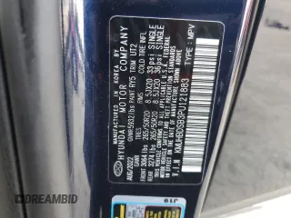2023 Genesis GV80 with VIN KMUHBDSB3PU121883, listed as a Copart auction lot 43730985 with 45,481 mi miles and Non repairable. Bid and sale history available at DreamBid. Image 16.