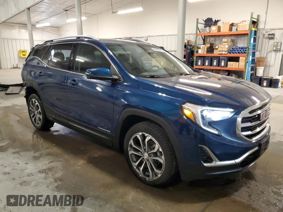 2021 GMC Terrain SLT with VIN 3GKALVEV6ML315797, listed as a Copart auction lot 49456275 with 74,142 mi miles and Salvage Title. Bid and sale history available at DreamBid. Image 4.
