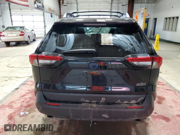 2023 Toyota RAV4 Hybrid XLE with VIN 2T3UWRFV6PW173891, listed as a Copart auction lot 86754714 with 37,120 mi miles and Salvage Title. Bid and sale history available at carsss.com. Image 6.