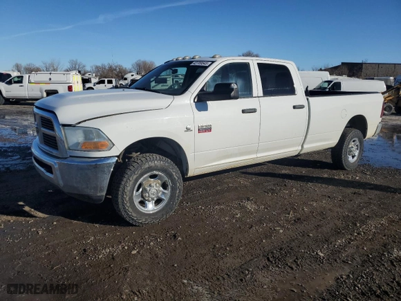 2012 Ram 3500 ST with VIN 3C63D3GL1CG107567, listed as a Copart auction lot 42709545 with 136,334 mi miles and Salvage Title. Bid and sale history available at carsss.com. Image 1.