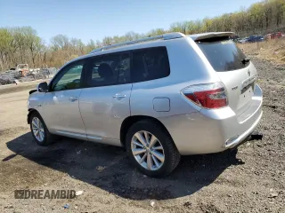 2008 Toyota Highlander Hybrid Limited with VIN JTEEW44A082002776, listed as a Copart auction lot 52551785 with 204,623 mi miles and Salvage Title. Bid and sale history available at carsss.com. Image 2.