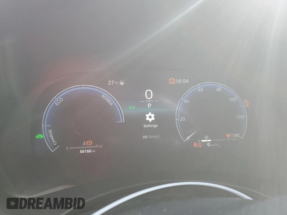 2023 Toyota Highlander Hybrid Limited with VIN 5TDXBRCH2PS133610, listed as a Copart auction lot 45696215 with 56,166 mi miles and Salvage title. Bid and sale history available at DreamBid. Image 9.