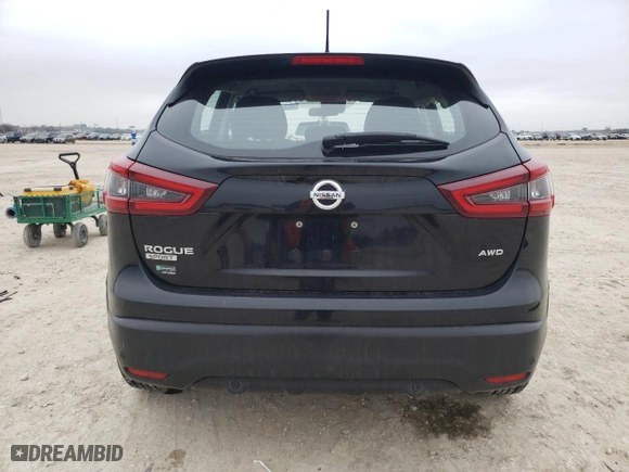 2021 Nissan Rogue Sport S with VIN JN1BJ1AW8MW438396, listed as a Copart auction lot 45371795 with 70,975 mi miles and Salvage Title. Bid and sale history available at carsss.com. Image 6.