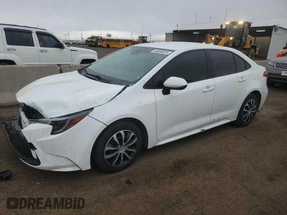 2022 Toyota Corolla LE with VIN JTDEPMAE3N3016959, listed as a Copart auction lot 48989025 with 91,829 mi miles and Salvage Title. Bid and sale history available at DreamBid. Image 1.
