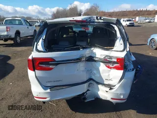 2024 Honda Odyssey Elite with VIN 5FNRL6H90RB028139, listed as a IAAI auction lot 41666330 with 8,516 mi miles and . Bid and sale history available at DreamBid. Image 16.
