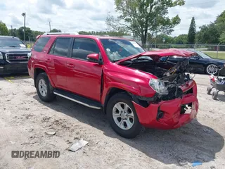 2015 Toyota 4Runner SR5 with VIN JTEZU5JR1F5095066, listed as a IAAI auction lot 40321127 with 124,716 mi miles and . Bid and sale history available at DreamBid. Image 1.