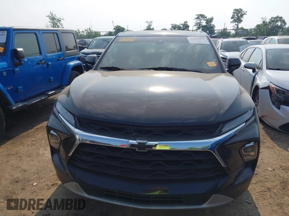 2023 Chevrolet Blazer LT with VIN 3GNKBCR45PS220593, listed as a IAAI auction lot 42416495 with 27,314 mi miles and . Bid and sale history available at DreamBid. Image 12.