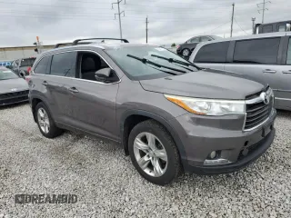 2015 Toyota Highlander Limited z VIN 5TDDKRFH2FS079464, wystawiony jako Copart lot #58397725 z przebiegiem Nie podano mil oraz Szkoda całkowita • Salvage title. Historia ofert i sprzedaży dostępna na DreamBid. Obrazek 4.