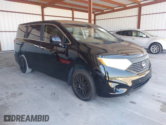 2014 Nissan Quest SV z VIN JN8AE2KP5E9107192, wystawiony jako IAAI lot #42071586 z przebiegiem 158 899 mil mil oraz . Historia ofert i sprzedaży dostępna na DreamBid. Obrazek 1.