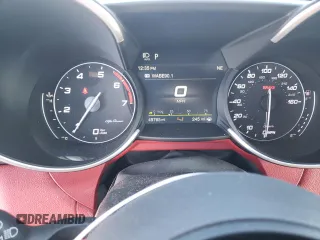 2020 Alfa Romeo Giulia Ti Sport with VIN ZARFAMBN0L7635096, listed as a Copart auction lot 84913134 with 49,765 mi miles and Salvage title. Bid and sale history available at DreamBid. Image 9.