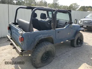 1997 Jeep Wrangler Sport with VIN 1J4FY19S8VP455362, listed as a Copart auction lot 75990644 with 236,347 mi miles and Salvage Title. Bid and sale history available at carsss.com. Image 3.