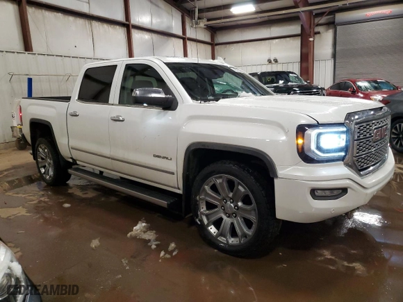 2017 GMC Sierra 1500 Denali with VIN 3GTU2PEJ2HG489210, listed as a Copart auction lot 45372365 with 78,358 mi miles and Clean Title. Bid and sale history available at carsss.com. Image 4.