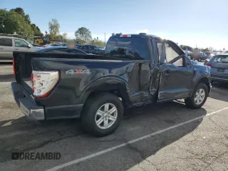 2022 Ford F-150 XL with VIN 1FTMF1E53NKD41365, listed as a Copart auction lot 49079805 with 26,412 mi miles and Salvage Title. Bid and sale history available at DreamBid. Image 3.
