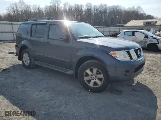 2012 Nissan Pathfinder SV with VIN 5N1AR1NB4CC633335, listed as a Copart auction lot 47575745 with 107,509 mi miles and Salvage Title. Bid and sale history available at carsss.com. Image 4.