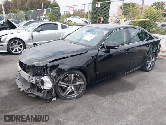 2017 Lexus IS with VIN JTHBA1D25H5041129, listed as a IAAI auction lot 42025094 with 102,568 mi miles. Bid and sale history available at carsss.com. Image 2.