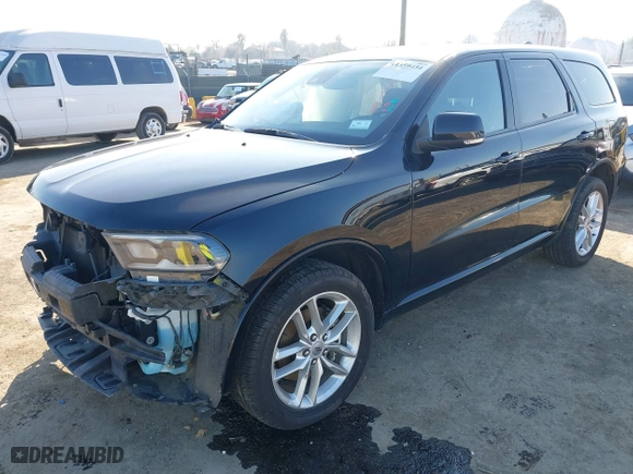 2022 Dodge Durango GT Plus with VIN 1C4RDJDG9NC219375, listed as a IAAI auction lot 41359434 with 37,214 mi miles. Bid and sale history available at carsss.com. Image 18.