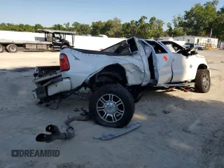 2015 Ford F-250 Lariat with VIN 1FT7W2BT0FEC86878, listed as a Copart auction lot 53724575 with Not provided miles and Salvage title. Bid and sale history available at DreamBid. Image 3.