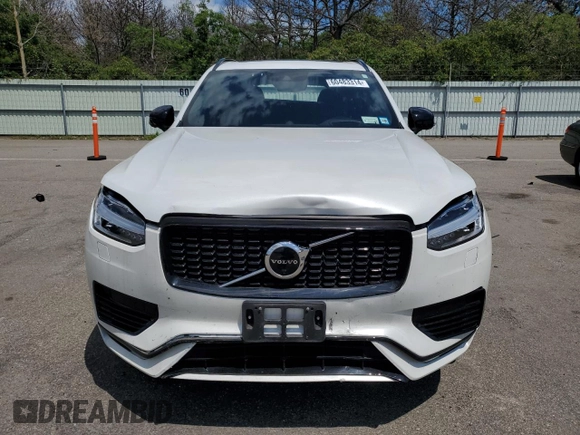 2022 Volvo XC90 R-Design with VIN YV4BR0CM5N1814897, listed as a Copart auction lot 60483314 with 35,622 mi miles and Salvage Title. Bid and sale history available at carsss.com. Image 5.