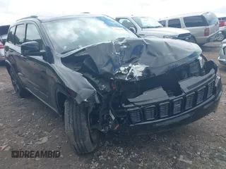 2019 Jeep Grand Cherokee Upland with VIN 1C4RJFAGXKC640365, listed as a IAAI auction lot 42353648 with 104,343 mi miles and . Bid and sale history available at DreamBid. Image 1.