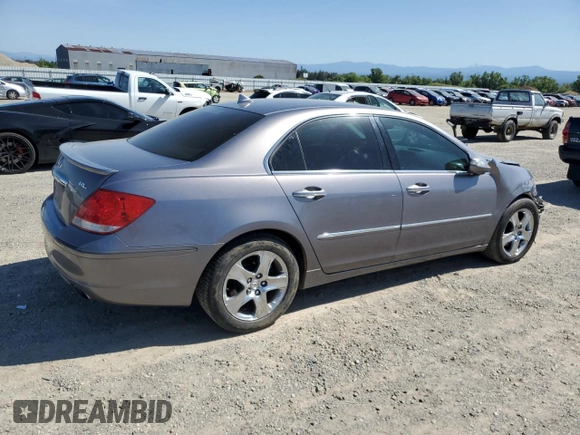 2006 Acura RL z VIN JH4KB16576C005794, wystawiony jako Copart lot #55167965 z przebiegiem 157 104 mil mil oraz Szkoda całkowita • Salvage title. Historia ofert i sprzedaży dostępna na DreamBid. Obrazek 3.
