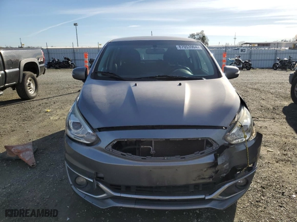 2017 Mitsubishi Mirage GT with VIN ML32A5HJ2HH013431, listed as a Copart auction lot 87053904 with 147,031 mi miles and Salvage Title. Bid and sale history available at carsss.com. Image 5.