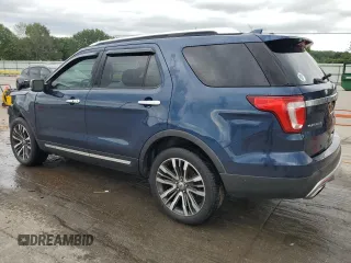 2017 Ford Explorer Platinum with VIN 1FM5K8HT4HGA97313, listed as a Copart auction lot 61678415 with 137,405 mi miles and Salvage title. Bid and sale history available at DreamBid. Image 2.