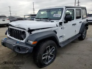 2024 Jeep Wrangler Sport S with VIN 1C4RJXN62RW339248, listed as a Copart auction lot 63645425 with Not provided miles and Salvage title. Bid and sale history available at DreamBid. Image 1.