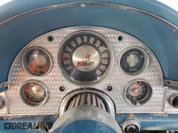 1958 Ford Thunderbird with VIN D7FH157160, listed as a Copart auction lot 80858054 with 16,024 mi miles and Salvage Title. Bid and sale history available at DreamBid. Image 9.