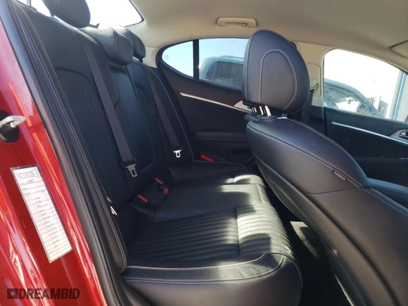 2022 Genesis G70 3.3T with VIN KMTG54TE9NU093875, listed as a Copart auction lot 77020044 with 46,971 mi miles and Salvage Title. Bid and sale history available at carsss.com. Image 10.
