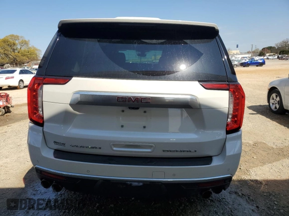 2022 GMC Yukon XL Denali with VIN 1GKS2JKL8NR192940, listed as a Copart auction lot 50654785 with 70,962 mi miles and Salvage Title. Bid and sale history available at carsss.com. Image 6.