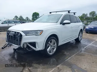 2023 Audi Q7 Premium Plus with VIN WA1LCBF71PD019481, listed as a IAAI auction lot 42201866 with 23,144 mi miles and . Bid and sale history available at DreamBid. Image 17.