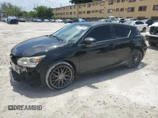 2011 Lexus CT 200h with VIN JTHKD5BH5B2038763, listed as a Copart auction lot 60726595 with 195,678 mi miles and Salvage title. Bid and sale history available at DreamBid. Image 1.