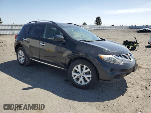 2012 Nissan Murano SV with VIN JN8AZ1MW4CW234808, listed as a Copart auction lot 54537125 with 143,570 mi miles and Salvage Title. Bid and sale history available at carsss.com. Image 4.