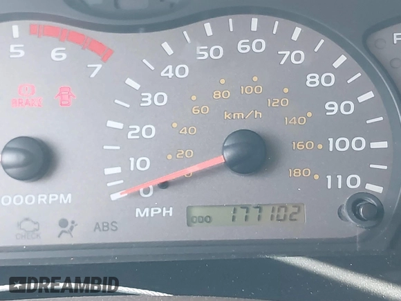 2003 Toyota Sequoia SR5 with VIN 5TDZT34A83S197195, listed as a IAAI auction lot 41711445 with 177,102 mi miles. Bid and sale history available at carsss.com. Image 7.