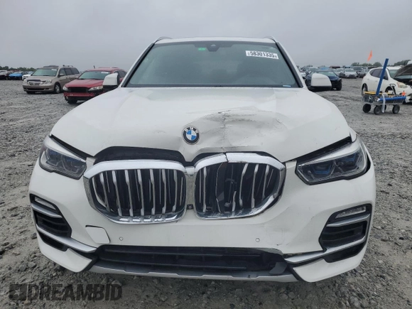 2019 BMW X5 xDrive40i z VIN 5UXCR6C56KLL40086, wystawiony jako Copart lot #58301335 z przebiegiem Nie podano mil oraz Szkoda całkowita • Salvage title. Historia ofert i sprzedaży dostępna na DreamBid. Obrazek 5.