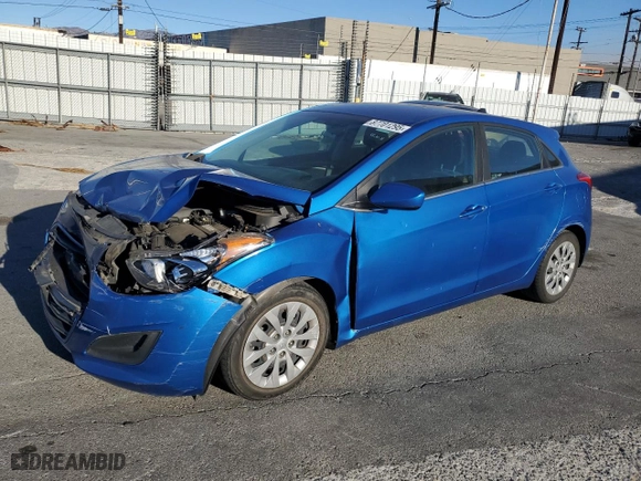 2017 Hyundai Elantra GT with VIN KMHD35LHXHU379810, listed as a Copart auction lot 87701295 with 137,011 mi miles and Salvage Title. Bid and sale history available at carsss.com. Image 1.