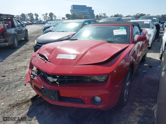 2012 Chevrolet Camaro 2LT with VIN 2G1FC3D30C9113246, listed as a IAAI auction lot 41544096 with 208,583 mi miles. Bid and sale history available at carsss.com. Image 2.
