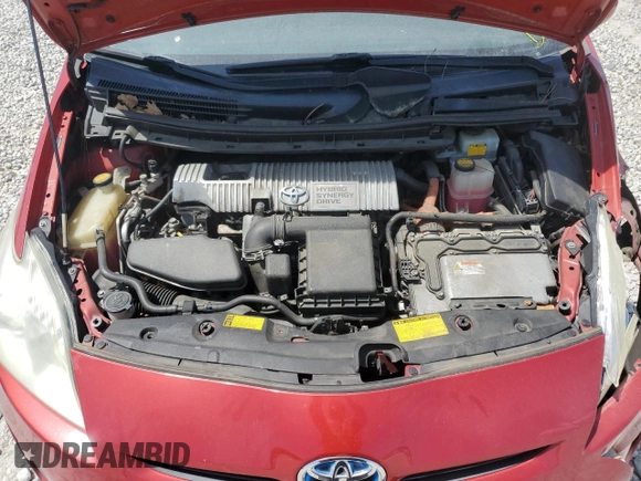 2010 Toyota Prius II with VIN JTDKN3DU0A0095024, listed as a Copart auction lot 53249325 with 257,616 mi miles and Salvage Title. Bid and sale history available at carsss.com. Image 11.