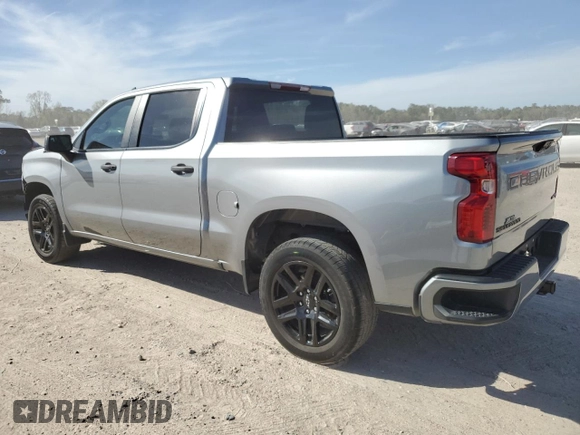 2024 Chevrolet Silverado 1500 Custom with VIN 1GCPABEK2RZ102085, listed as a Copart auction lot 49416675 with Not Provided miles and Salvage Title. Bid and sale history available at DreamBid. Image 2.