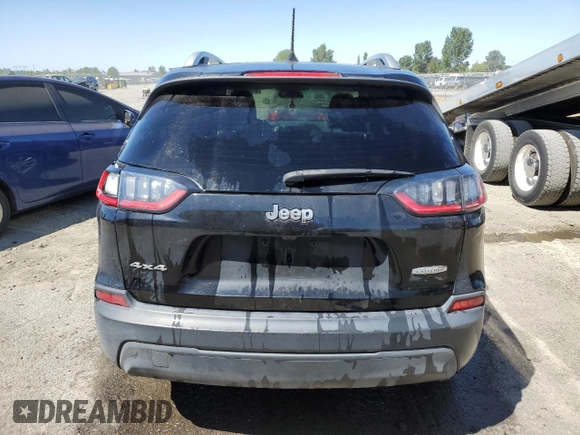 2019 Jeep Cherokee Latitude with VIN 1C4PJMCB0KD124765, listed as a Copart auction lot 59771225 with 147,815 mi miles and Salvage title. Bid and sale history available at DreamBid. Image 6.