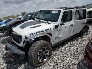 2024 Jeep Wrangler Rubicon with VIN 1C4RJXR65RW269593, listed as a Copart auction lot 64677605 with Not provided miles and Salvage title. Bid and sale history available at DreamBid. Image 1.