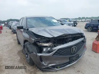 2022 Acura MDX w/A-Spec Package with VIN 5J8YE1H06NL050763, listed as a IAAI auction lot 42280138 with 30,037 mi miles and . Bid and sale history available at DreamBid. Image 1.