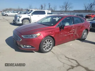 2017 Ford Fusion SE with VIN 3FA6P0HD3HR395841, listed as a Copart auction lot 48583325 with 109,296 mi miles and Salvage Title. Bid and sale history available at carsss.com. Image 1.