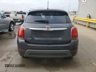 2017 FIAT 500X Urbana Edition with VIN ZFBCFXCB8HP586194, listed as a Copart auction lot 49710965 with 42,716 mi miles and Salvage title. Bid and sale history available at DreamBid. Image 6.