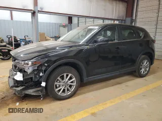 2023 Mazda CX-5 2.5 S with VIN JM3KFBAMXP0209820, listed as a Copart auction lot 43739645 with 9,653 mi miles and Salvage Title. Bid and sale history available at carsss.com. Image 1.
