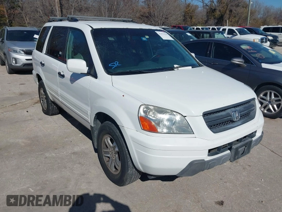 2003 Honda Pilot EX with VIN 2HKYF18523H578342, listed as a IAAI auction lot 41476959 with 367,541 mi miles and . Bid and sale history available at DreamBid. Image 1.