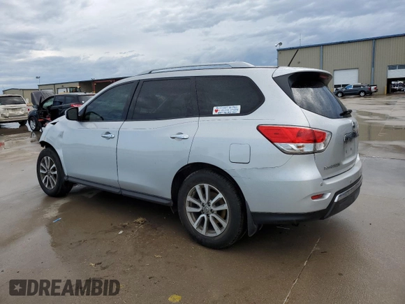 2014 Nissan Pathfinder S with VIN 5N1AR2MN7EC704256, listed as a Copart auction lot 53566225 with 112,652 mi miles and Salvage Title. Bid and sale history available at carsss.com. Image 2.