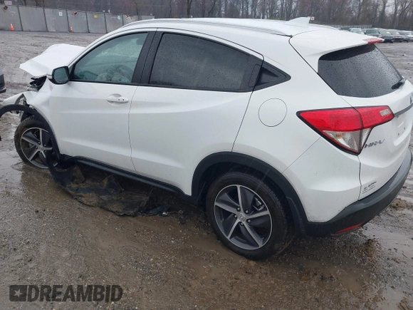 2021 Honda HR-V EX with VIN 3CZRU6H56MM724240, listed as a IAAI auction lot 41871785 with 1 mi miles. Bid and sale history available at carsss.com. Image 3.
