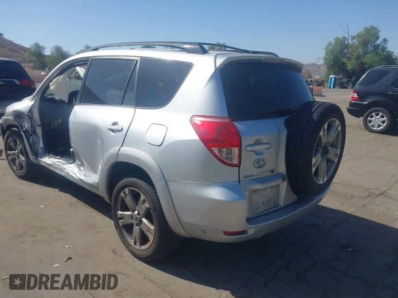 2008 Toyota RAV4 Sport with VIN JTMZK32V086013805, listed as a IAAI auction lot 42530294 with 246,999 mi miles and . Bid and sale history available at DreamBid. Image 3.
