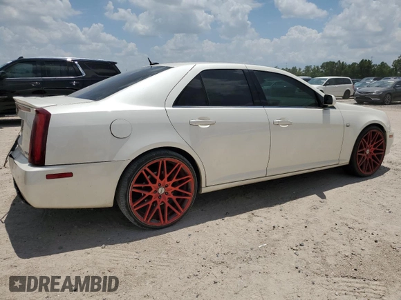 2005 Cadillac STS with VIN 1G6DW677550154672, listed as a Copart auction lot 61236154 with 90,205 mi miles and Clean Title. Bid and sale history available at DreamBid. Image 3.